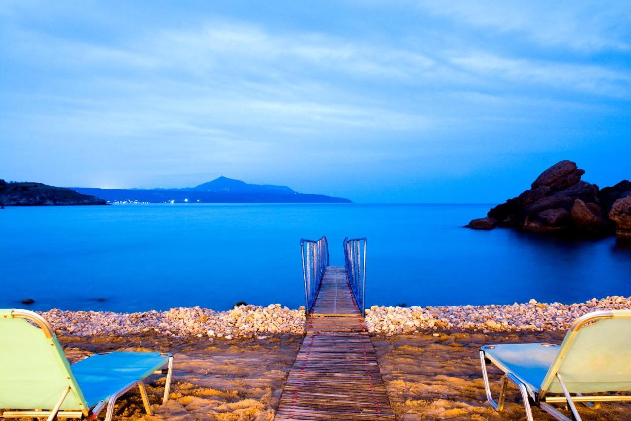 Sia'S Sea House Villa Almirida Exteriör bild